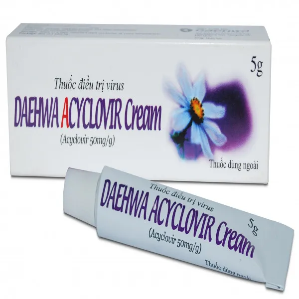 Acyclovir (Hoa) Bôi _Hàn Quốc (Cọc10T5Gr)