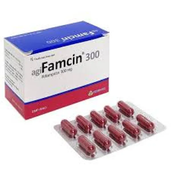 Agifamcin 300 (Rifampicin ) _Agimexpharm ( 10 Vỉ X 10 Viên)