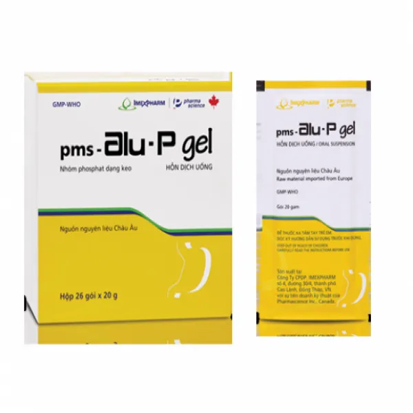 Alu- P Gel Imexpharm (Hộp 26 Gói X 20Gram)