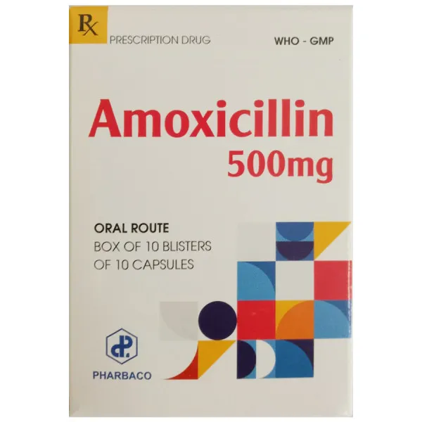 Amoxicilin 500Mg _Tw1 (H10Vỉ X 10V)