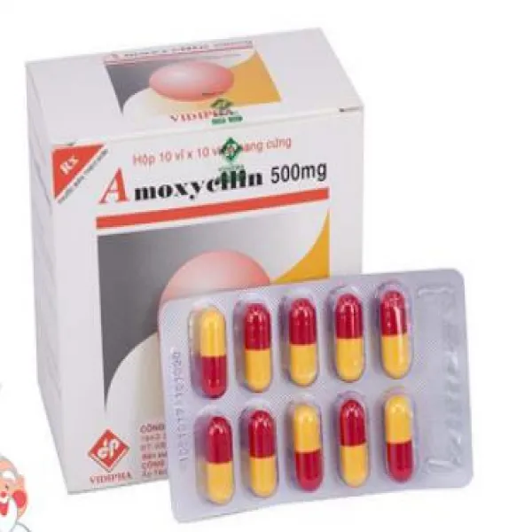 Amoxiclin 500Mg Vidipha (Hộp100 Viên)