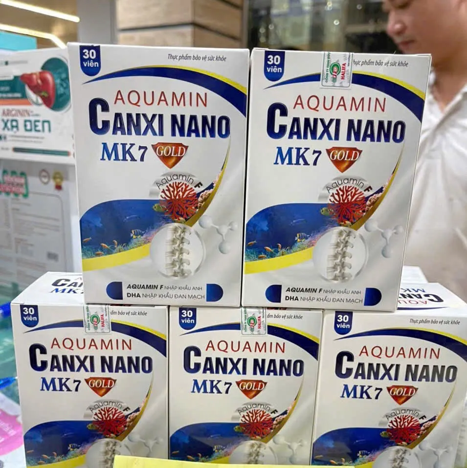 Aquamin Canxi MK7 gold (lọ 30v)