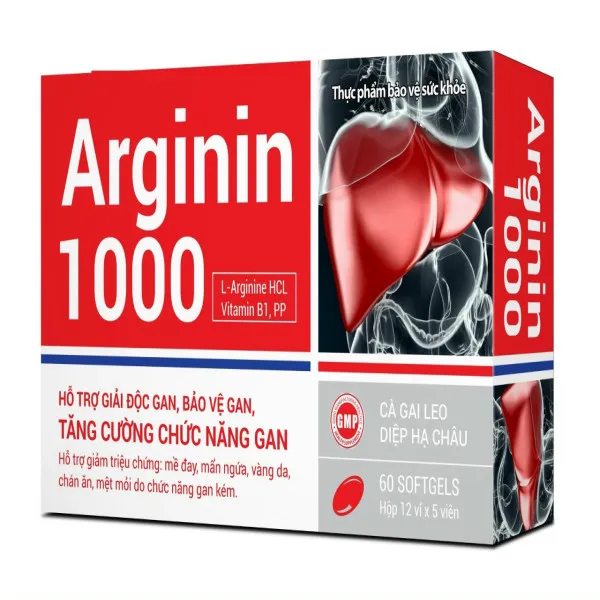 Arginin 1000 Plus _Akophar (H60V) Kiện 120