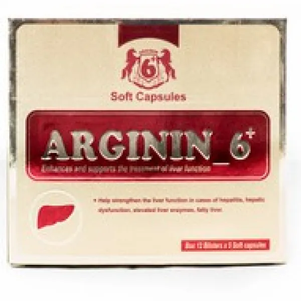 Arginin 6+ (12 Vỉ X 5 Viên)