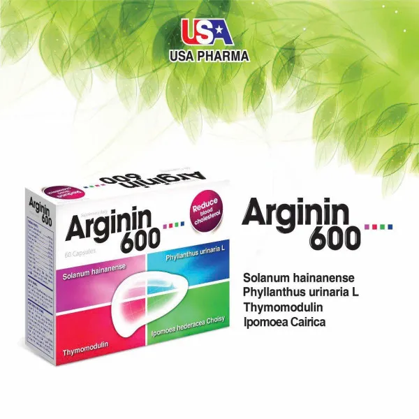 Arginin 600 4 Màu _Us (12 Vỉ X 5 Viên)