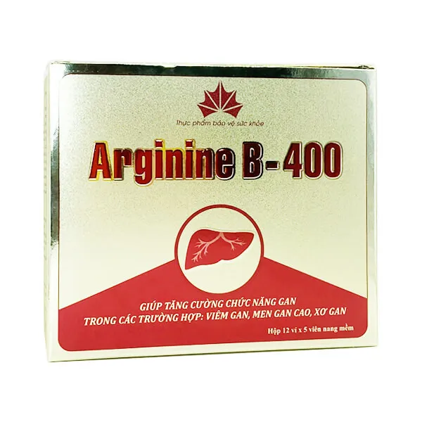 Arginin B 400 Thanh Hằng (12 Vỉ X 5 Viên)