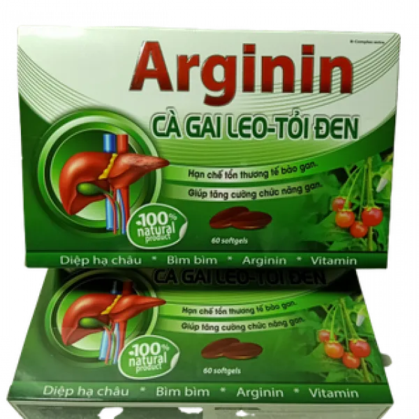 Arginin Cà Gai Leo - Tỏi Đen _Usa (H60V)