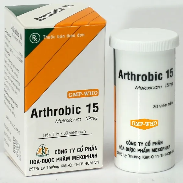 Arthrobic Meloxicam 15Mg Tablets Mekophar (C30V)