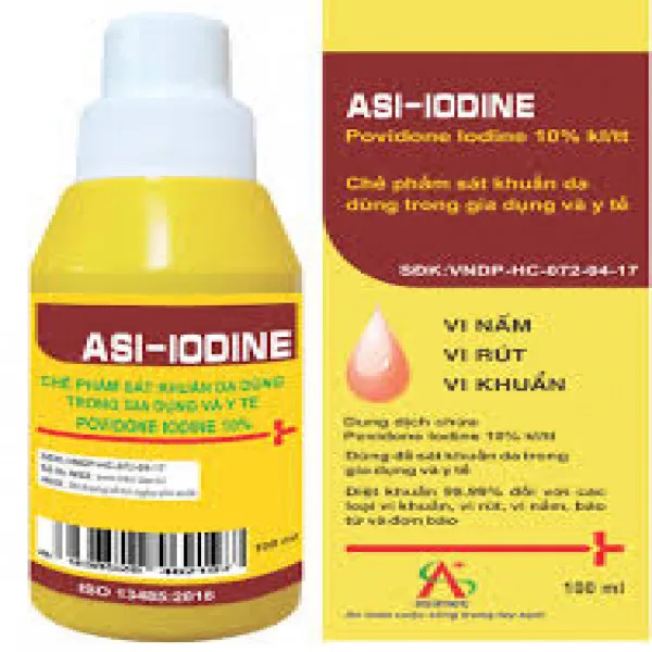 Asi-Iodine 10% Sát Khuẩn Asimec (C100Ml)