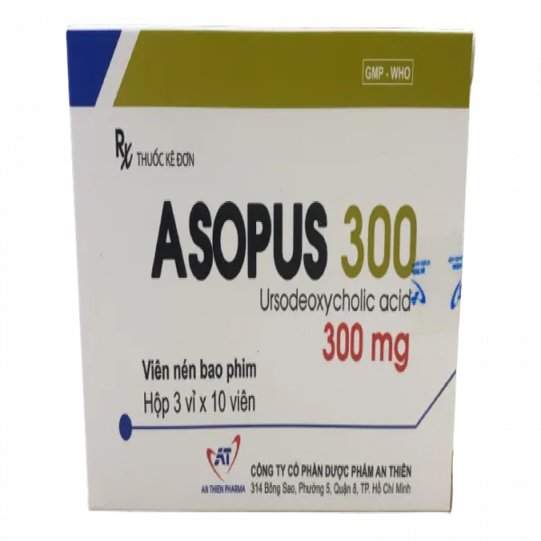 Asopus Acid Ursodeoxycholic 300Mg An Thiên (H30V)