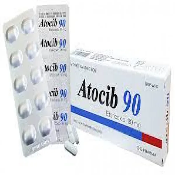 Atocib 90Mg (Etocoxib 90Mg) _Hậu Giang (3 Vỉ X 10 Viên)