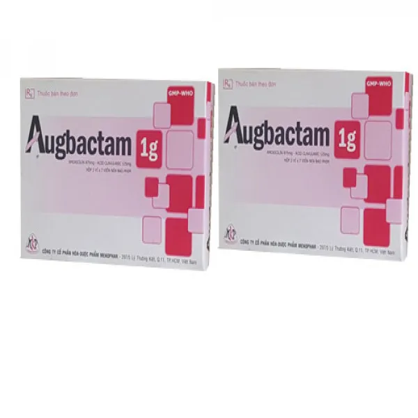 Augbactam 1G _Mekophar (H2 Vỉ X 7 Viên)