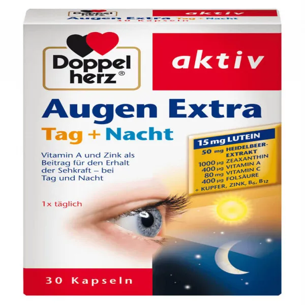 Augen Extra Tag+Nacht Doppel Herz (H/30V)