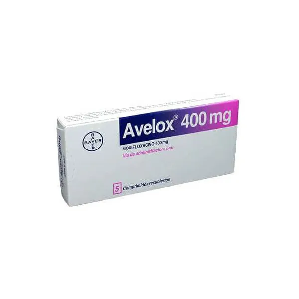 Avelox Moxifloxacin 400Mg (Hộp 5 Viên)