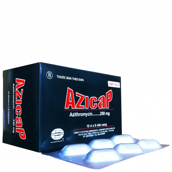 Azicap Azithromycin 250Mg Armephaco (H60V)