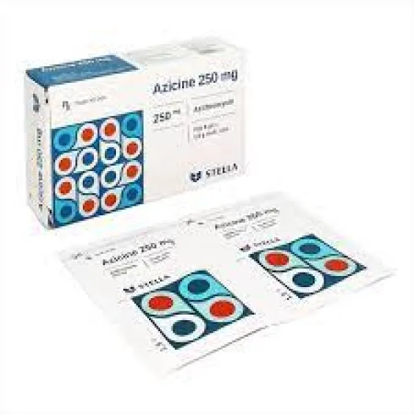 Azicine 250Mg (Azithromycin) _Stella (H6 Gói X 1.5Gr) Gói