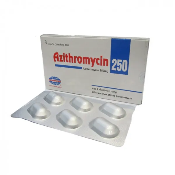 Azithromycin 250Mg _Armephaco (Hộp 6 Viên)