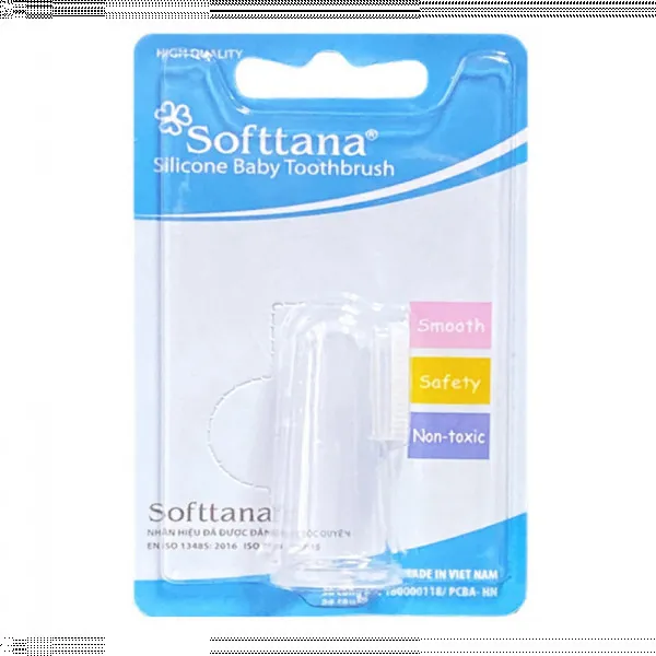 Bàn Chải Rơ Lưỡi Silicone Softana (V/1C)