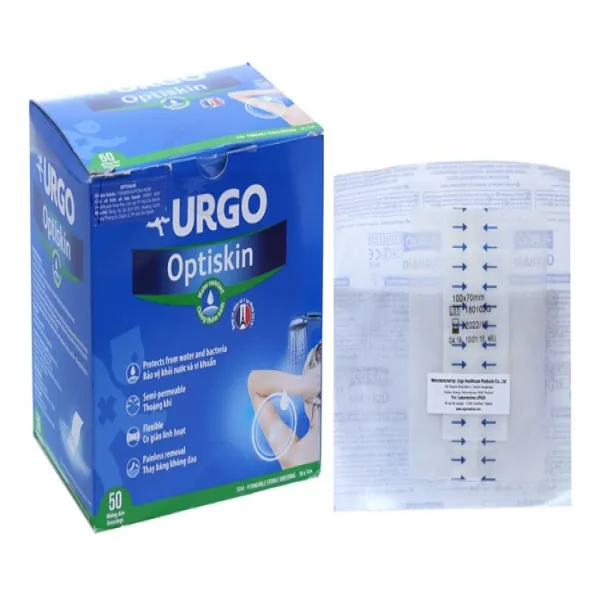 Băng Gạc Urgo Optiskin Không Thấm Nước 100X70Mm (H/50M)