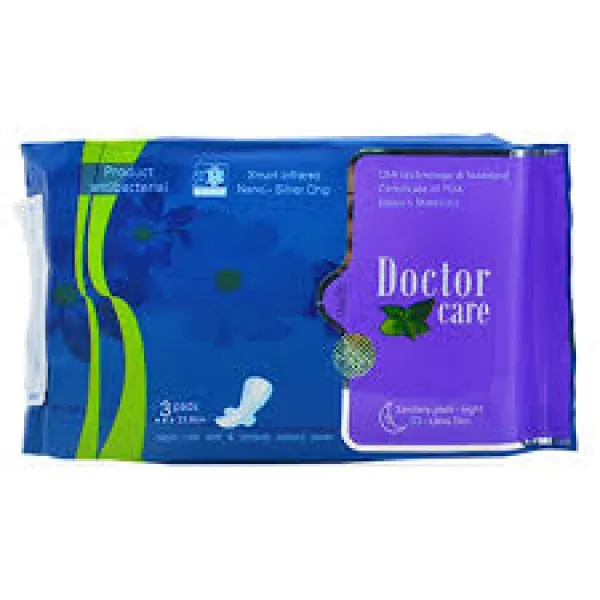 Băng Vệ Sinh Doctor Care Ban Đêm (Gói 3 Miếng) K96