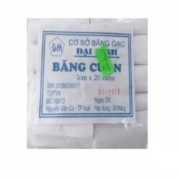 Băng Xô Cuộn Nhỡ 7Cmx2.5M Đại Minh (B/20Cuộn)