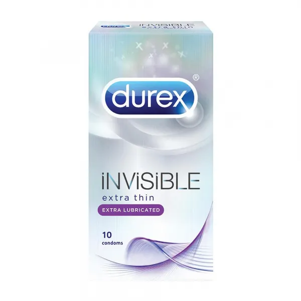 Bao Cao Su Durex Invisible Extra Lubricated (H/10C)