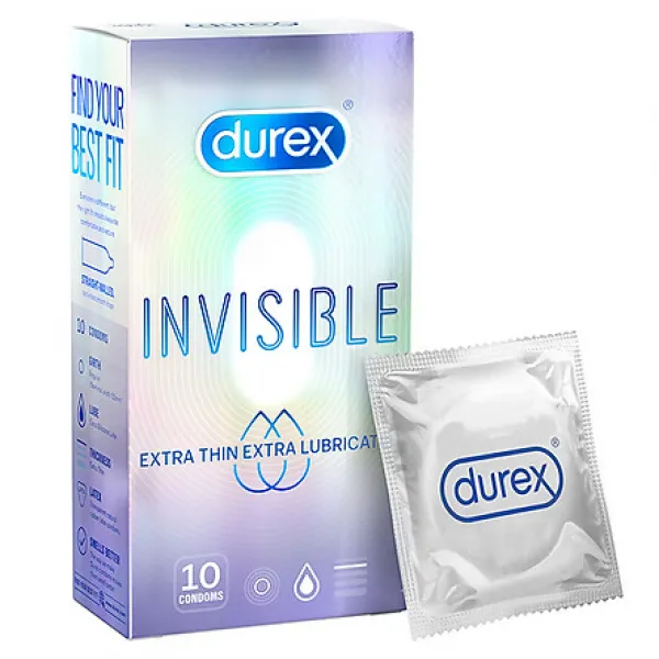 Bao Cao Su Durex Invisible Extra Thin (H/10C)