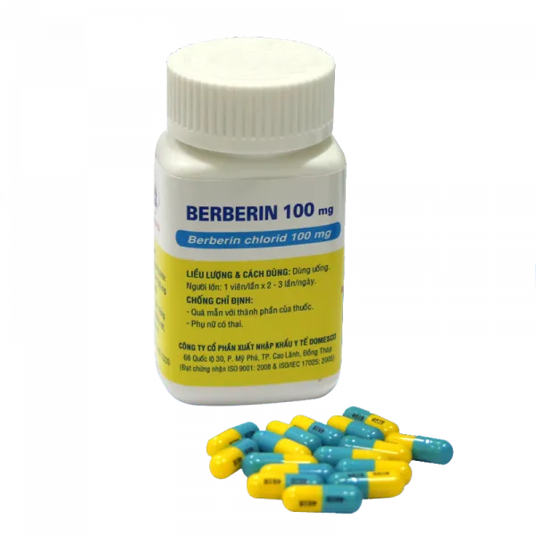 Berberin 100Mg Cap. Domesco (C100V)