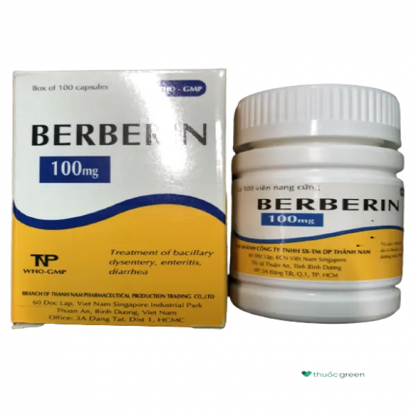 Berberin 100Mg Thành Nam (L100V)