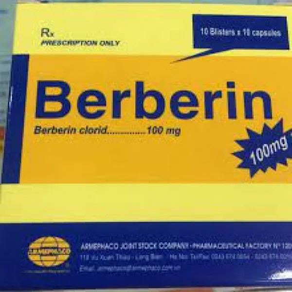 Berberin 100Mg Vỉ Công Ty Z120 Amepharco (H100V)