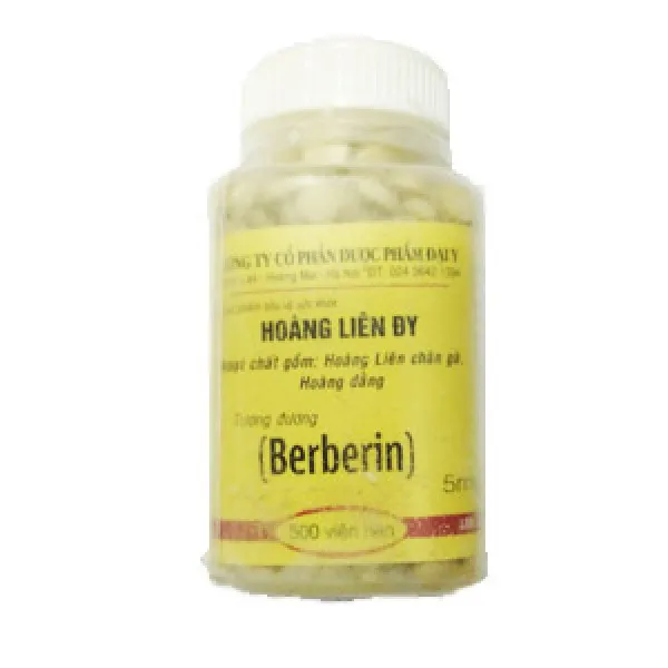 Berberin To _ Đại Y (Lọ500 Viên)