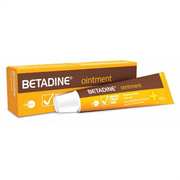 Betadine Ointment 10% Mundipharma (T40Gr)