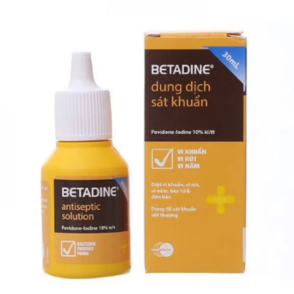 Betadine Sát Khuẩn Bé (Chai 30Ml)