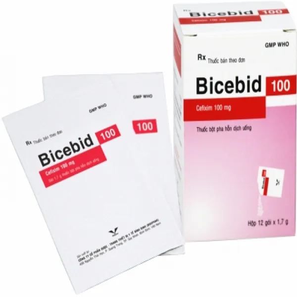 Bicebid Cefixime 100Mg Bidiphar (H12G1.7Gr)