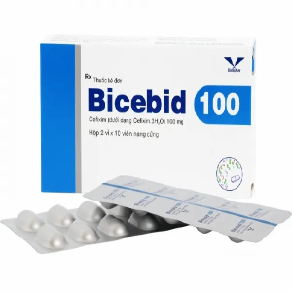 Bicebid Cefixime 100Mg Bidiphar (H20V)