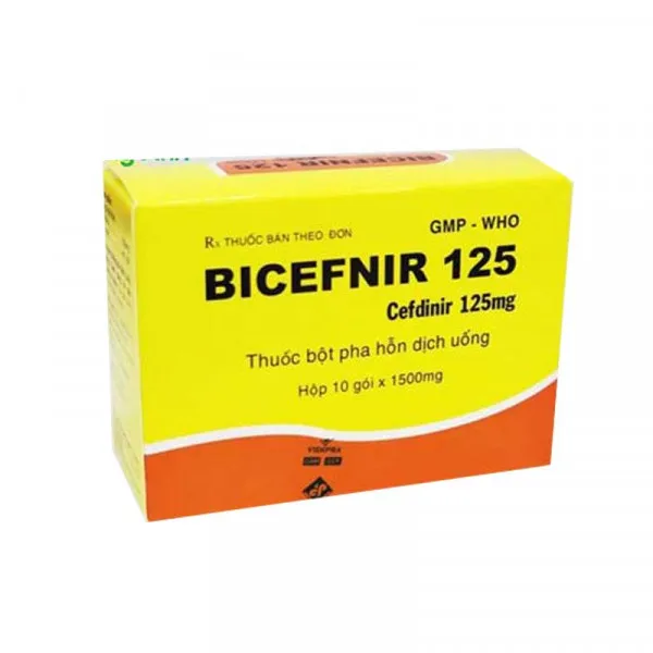 Bicefnir 125Mg (Cefdinir) _ Vidipha (Hộp10Gói)