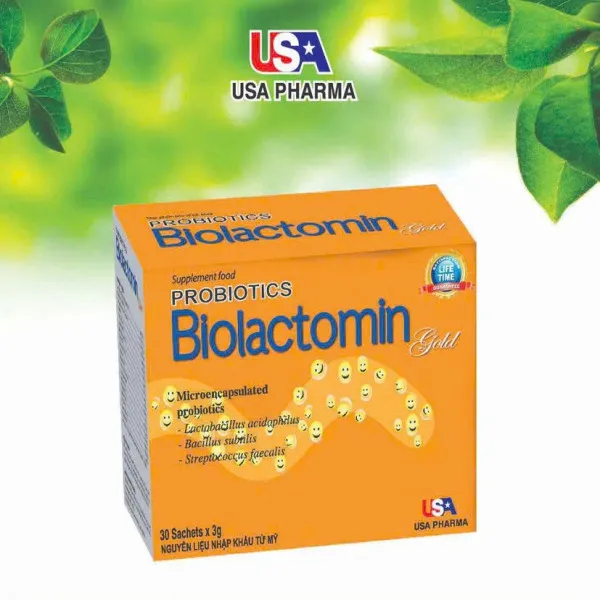 Biolactomin Vàng Men Vi Sinh Gói _Us (H30 Gói) K84