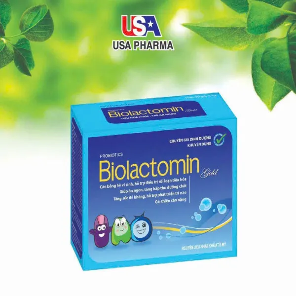 Biolactomin Xanh Men Vi Sinh Gói _Us (H30Gói) K84