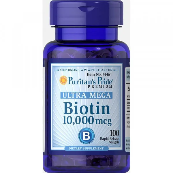 Biotin 10,000Mcg Ultra Mega Puritan's (L100V)