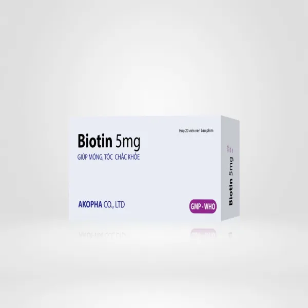 Biotin 5 Mg Trắng _ Akopha (H20V)