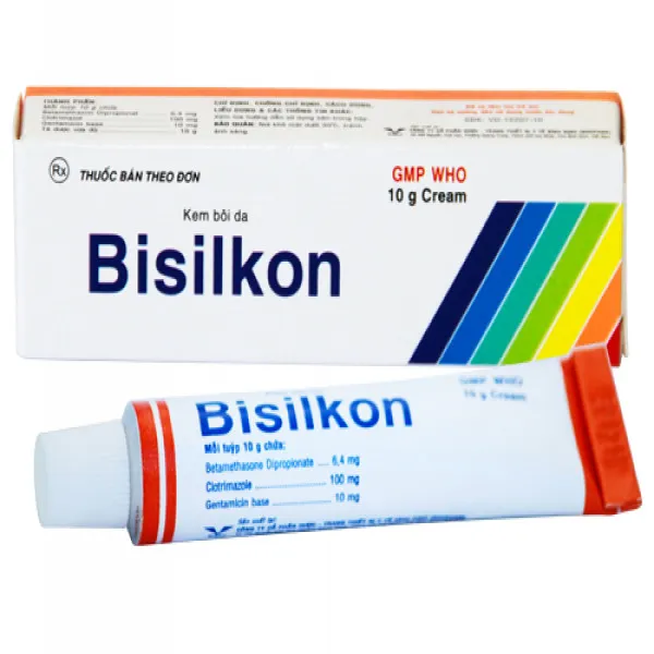 Bisilkon Cream Bidiphar (Cọc10T10Gr) 7 màu