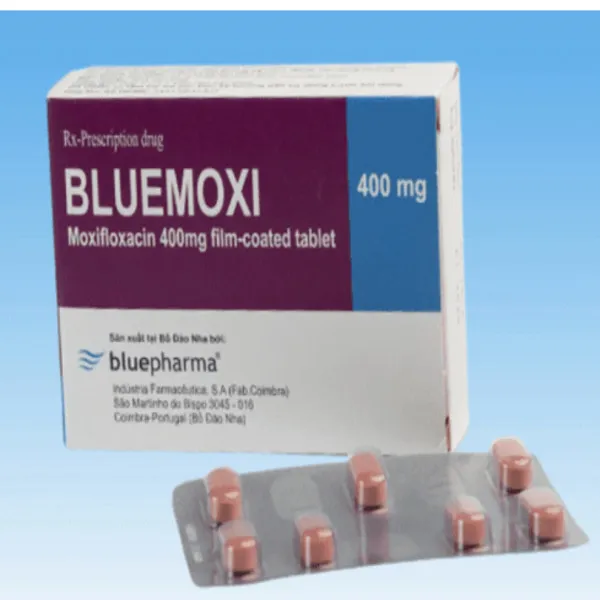 Bluemoxi Moxifloxacin 400Mg Tablets Bluepharma (H7V)