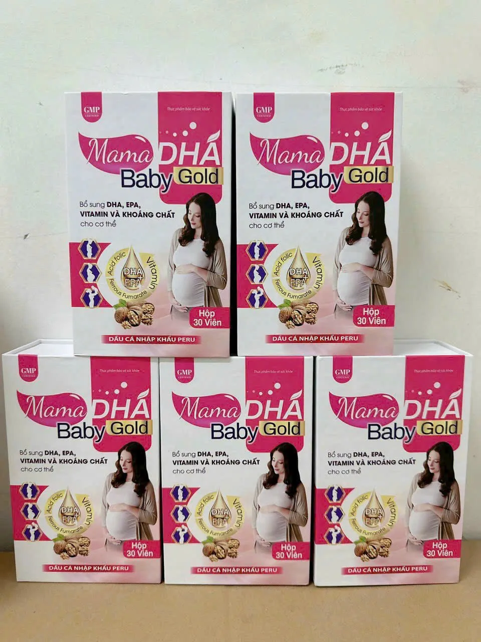 Bổ Bầu Mama DHa BaBy gold- gỗ-Lọ 30v