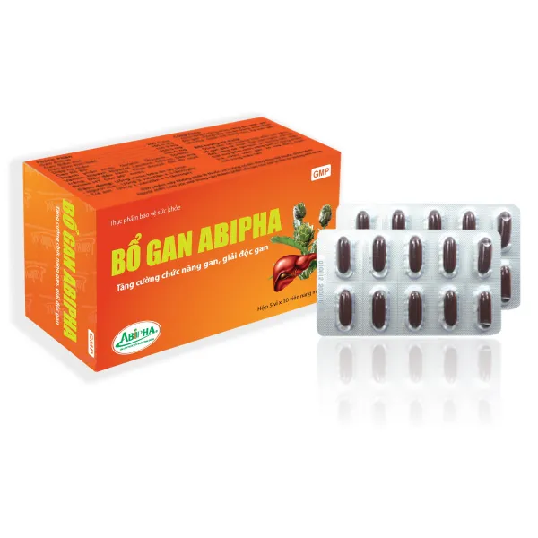 Bổ Gan Abipha (Hộp 5 Vỉ X 10 Viên)