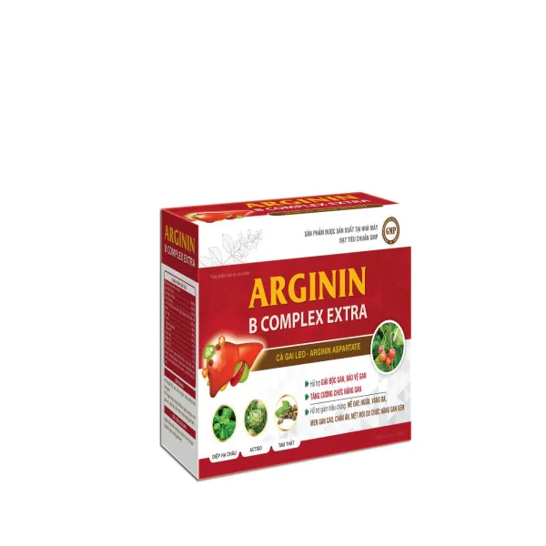 Bổ Gan Arginin Bcomplex Extra _ Hàng Điểm, Zena (H10 Vỉ X 5Viên) K57H