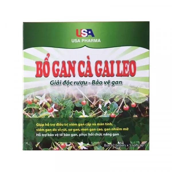 Bổ Gan Cà Gai Leo _Us (H12 Vỉ X 5 Viên) K168