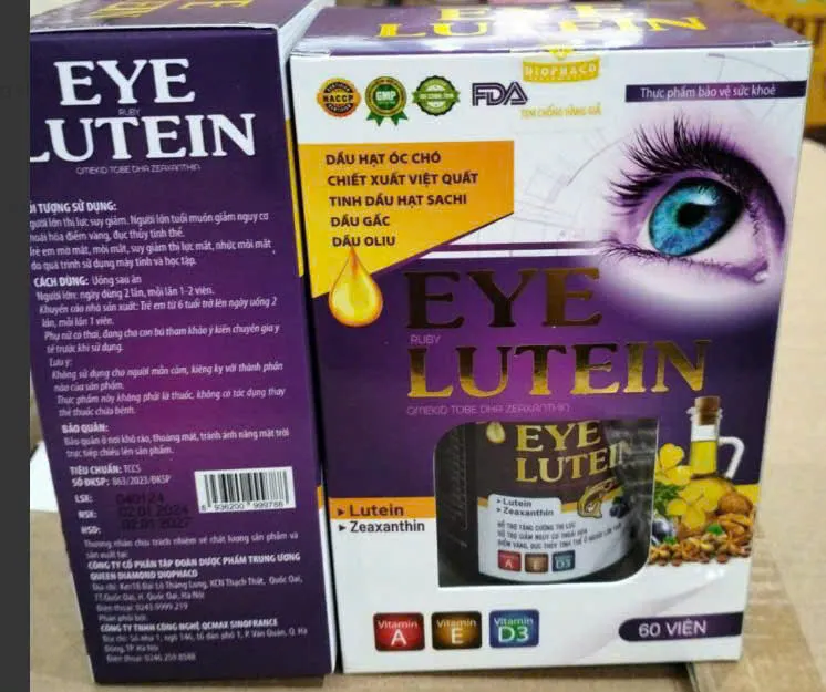 Bổ mắt Eye lutein tím (L60viên)