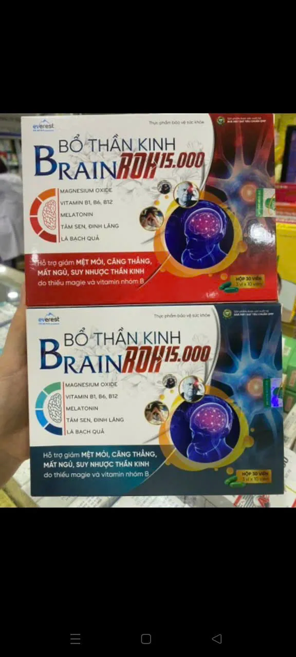 Bổ Thần Kinh Brain Roh 15000 (H30V)