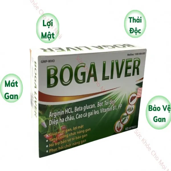 Boga Liver Bổ Gan Lợi Mật _Us (H60V)