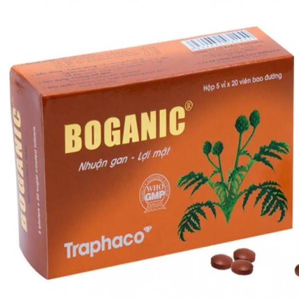 Boganic Nén Bao Đường _Traphaco (H5 Vỉ X 20 Viên)